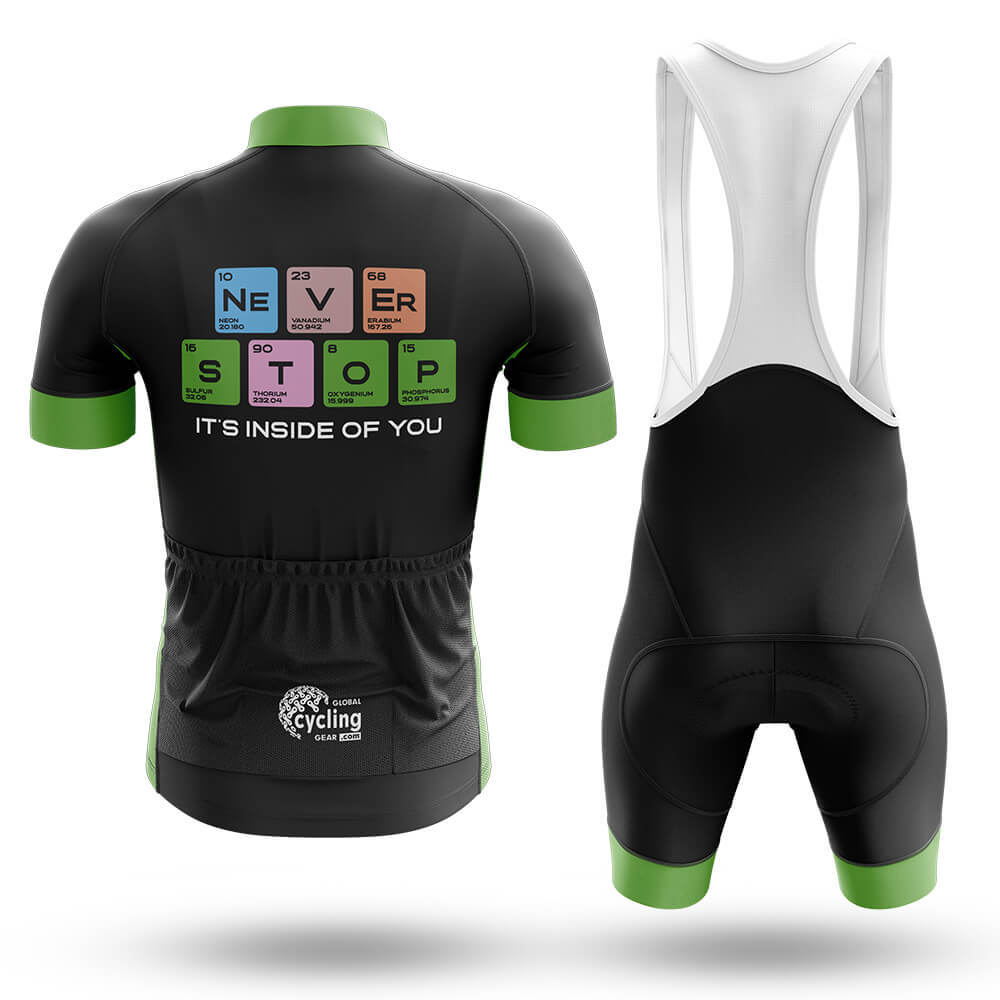 Never Stop V2 - Men's Cycling Kit - Global Cycling Gear
