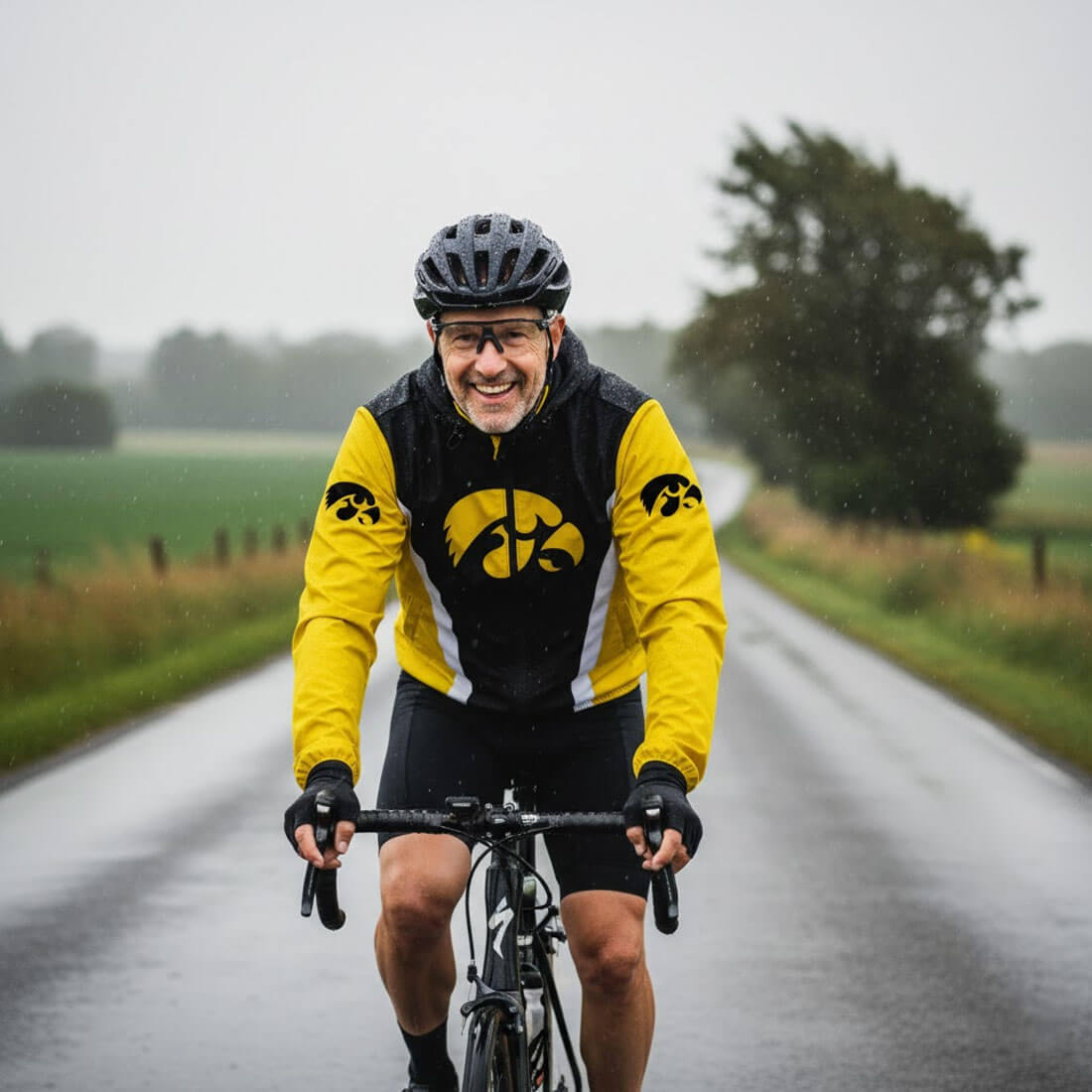 University of Iowa Cycling Windbreaker Jacket