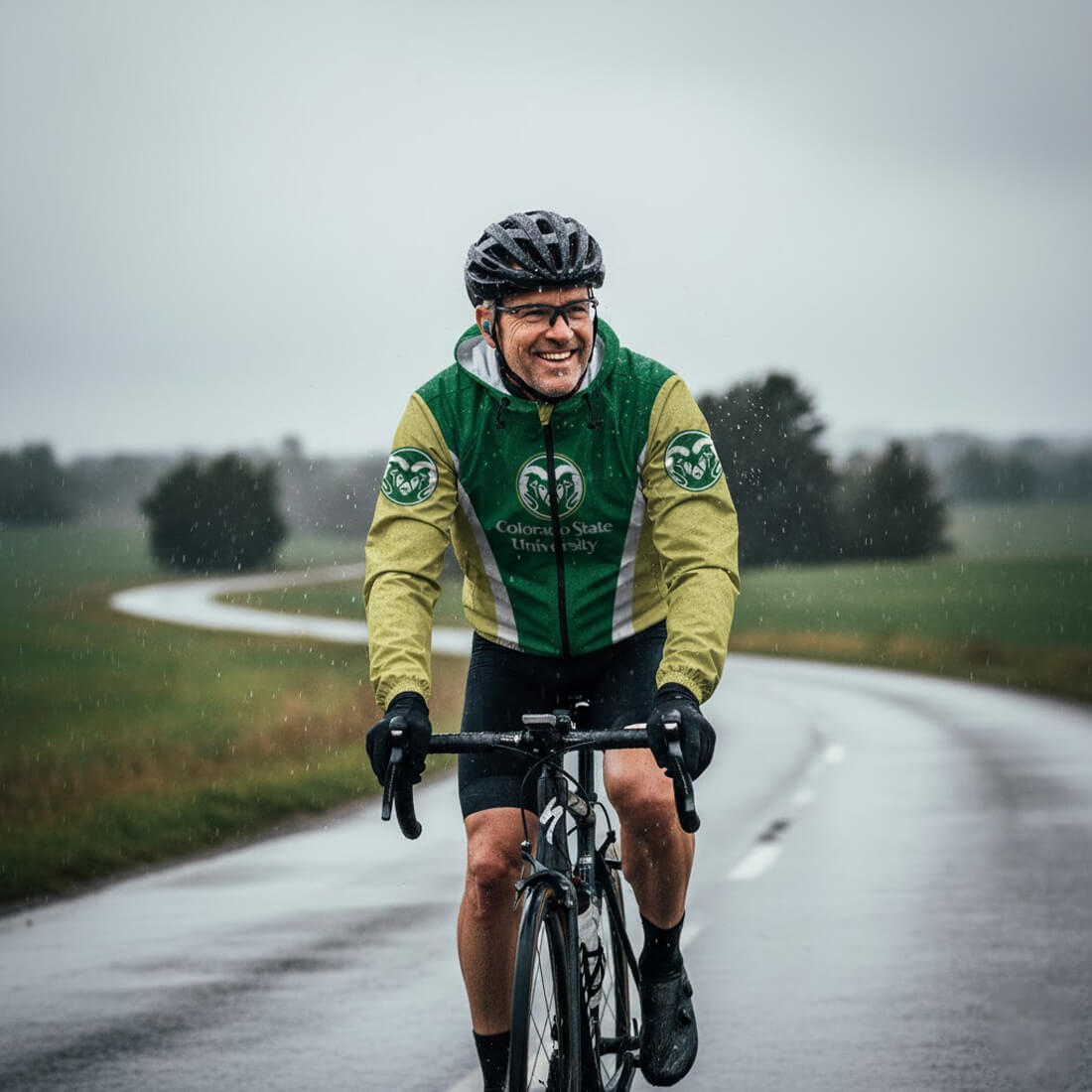 Colorado State University Cycling Windbreaker Jacket
