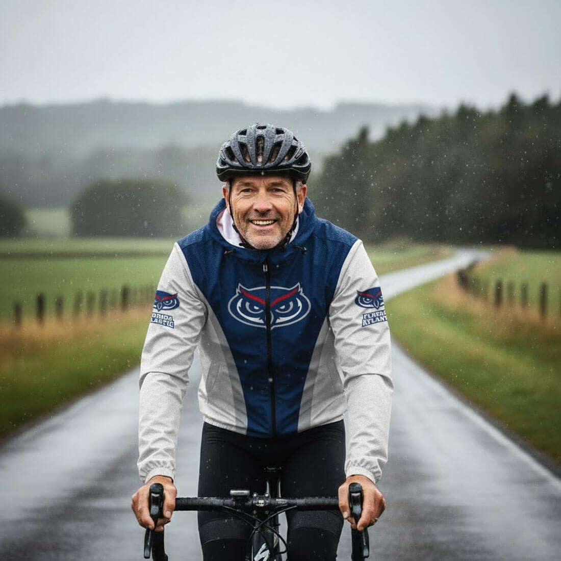 Florida Atlantic University Cycling Windbreaker Jacket