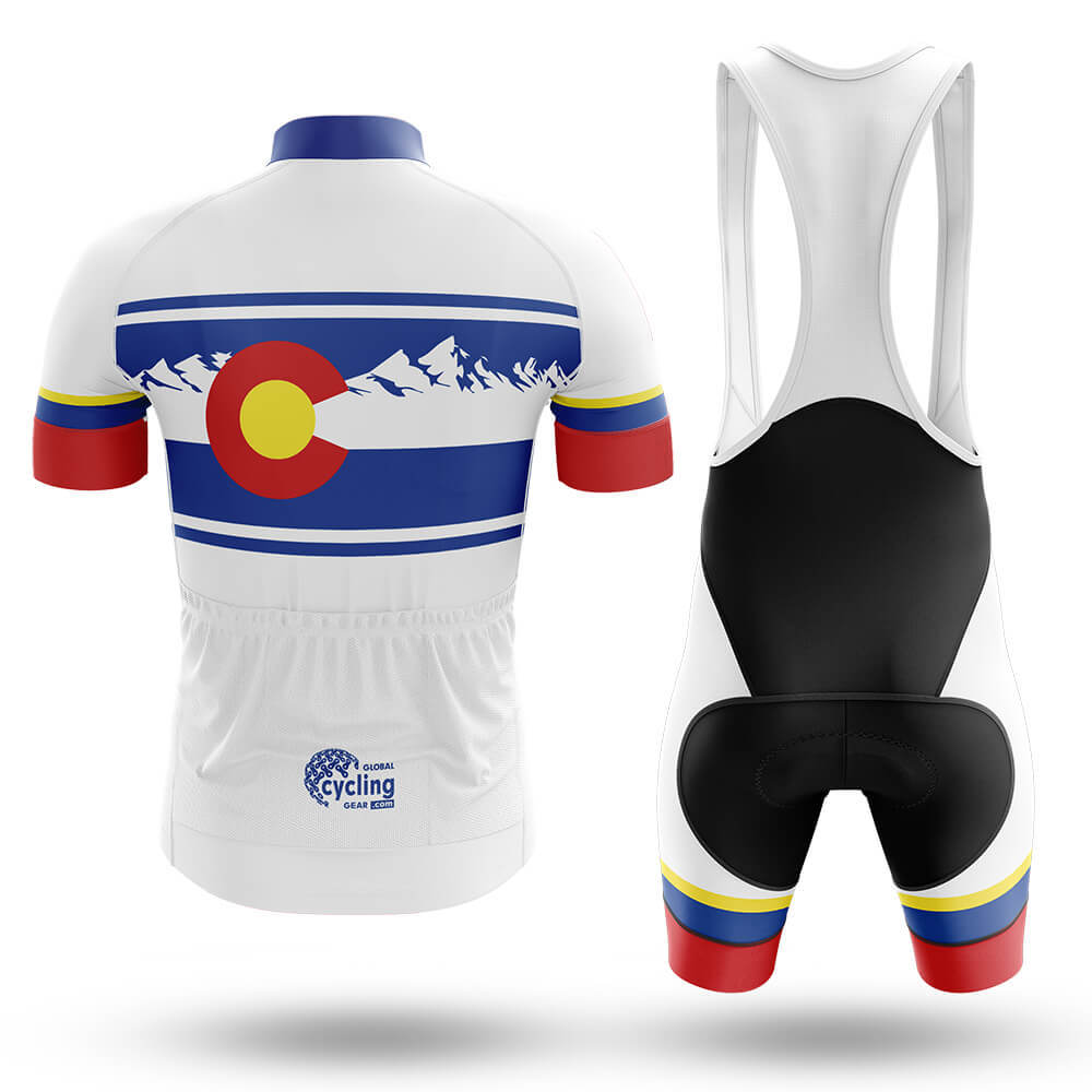 White Blue Colorado - Men's Cycling Kit