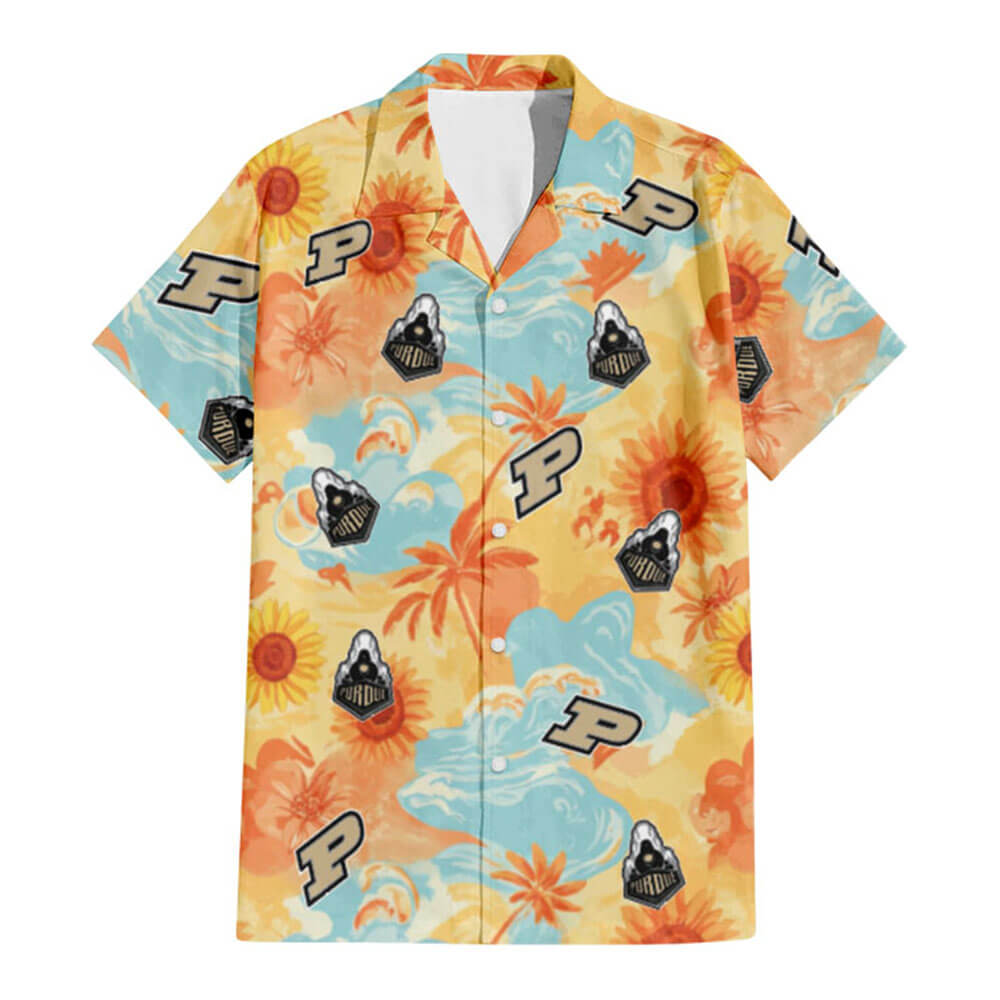 Purdue Hawaiian Shirt - Hawaiian Shirt - Global Cycling Gear