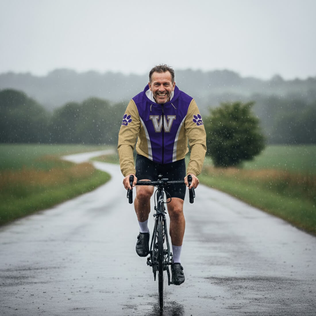 University of Washington Cycling Windbreaker Jacket