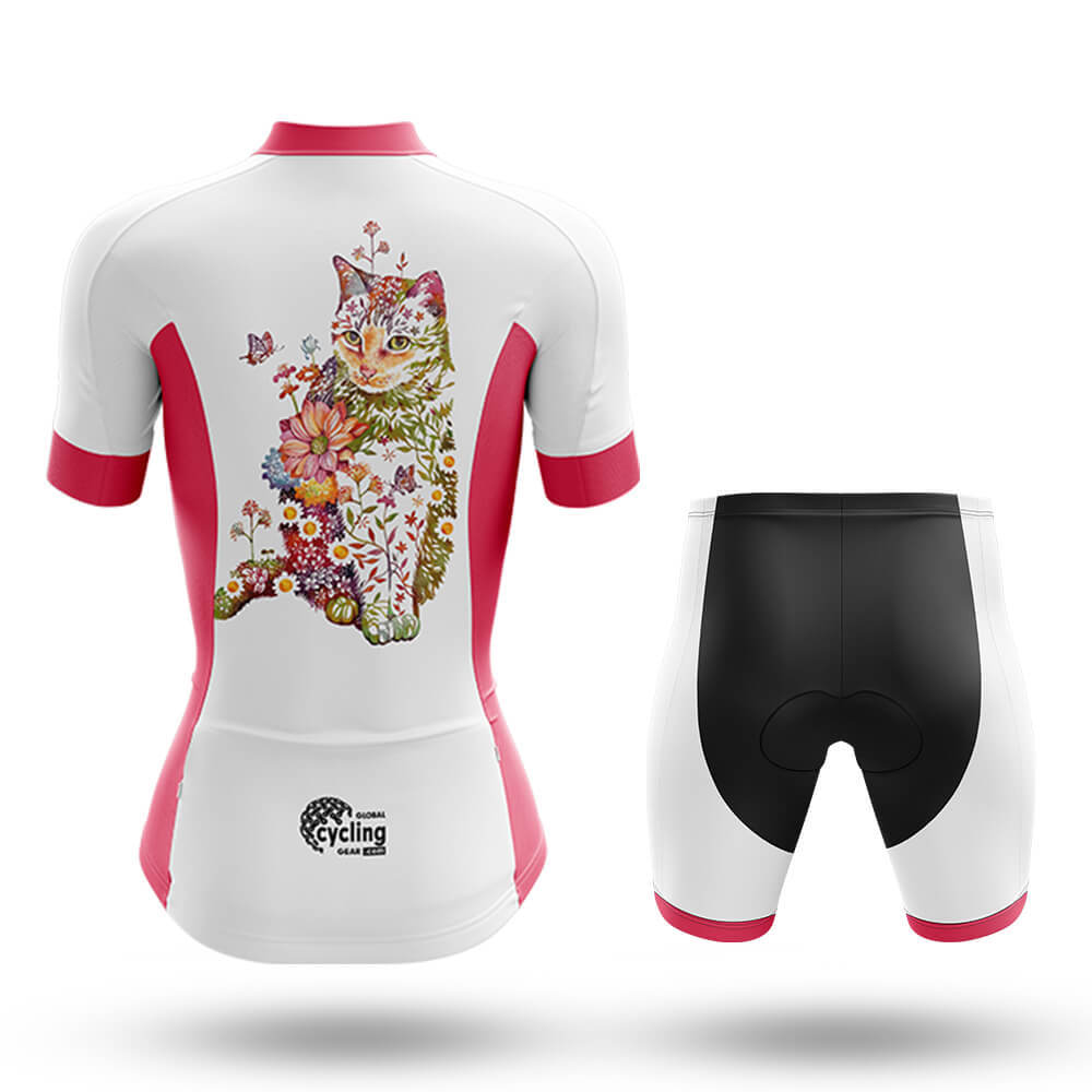 Floral Cat - Women's Cycling Kit