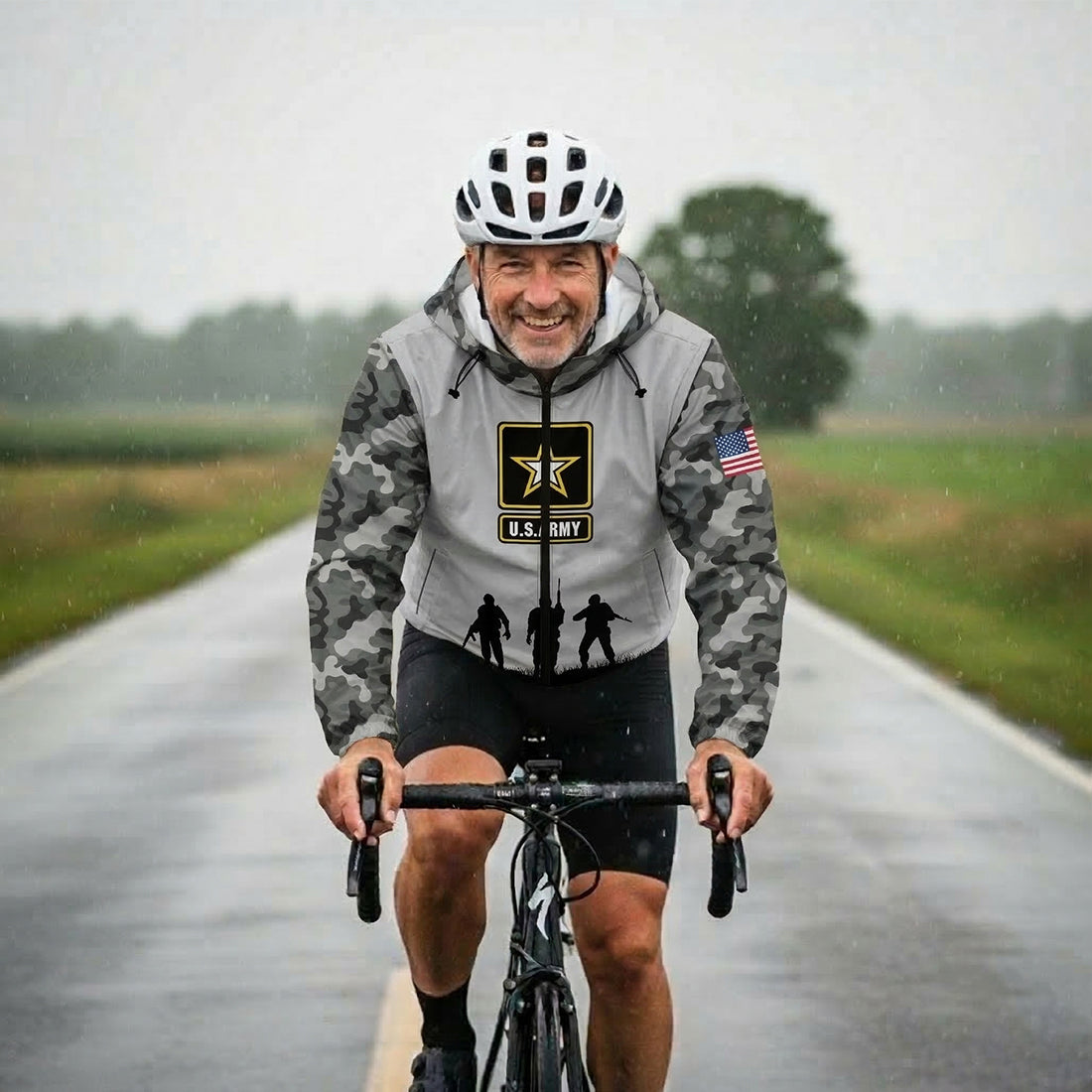 U.S.Army Cycling Windbreaker Jacket