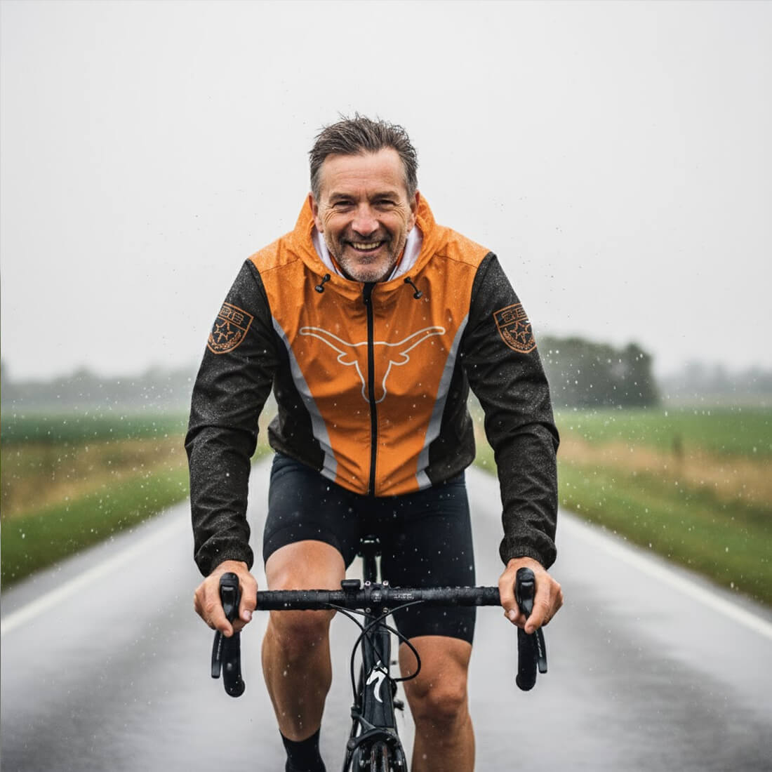 University of Texas Austin Cycling Windbreaker Jacket