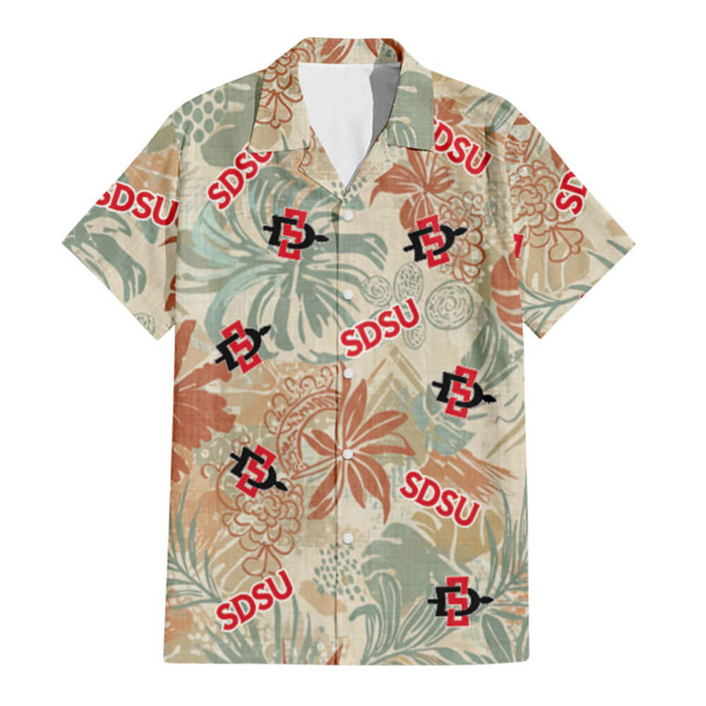 SDSU Hawaiian Shirt V3 - Hawaiian Shirt Global Cycling Gear 1