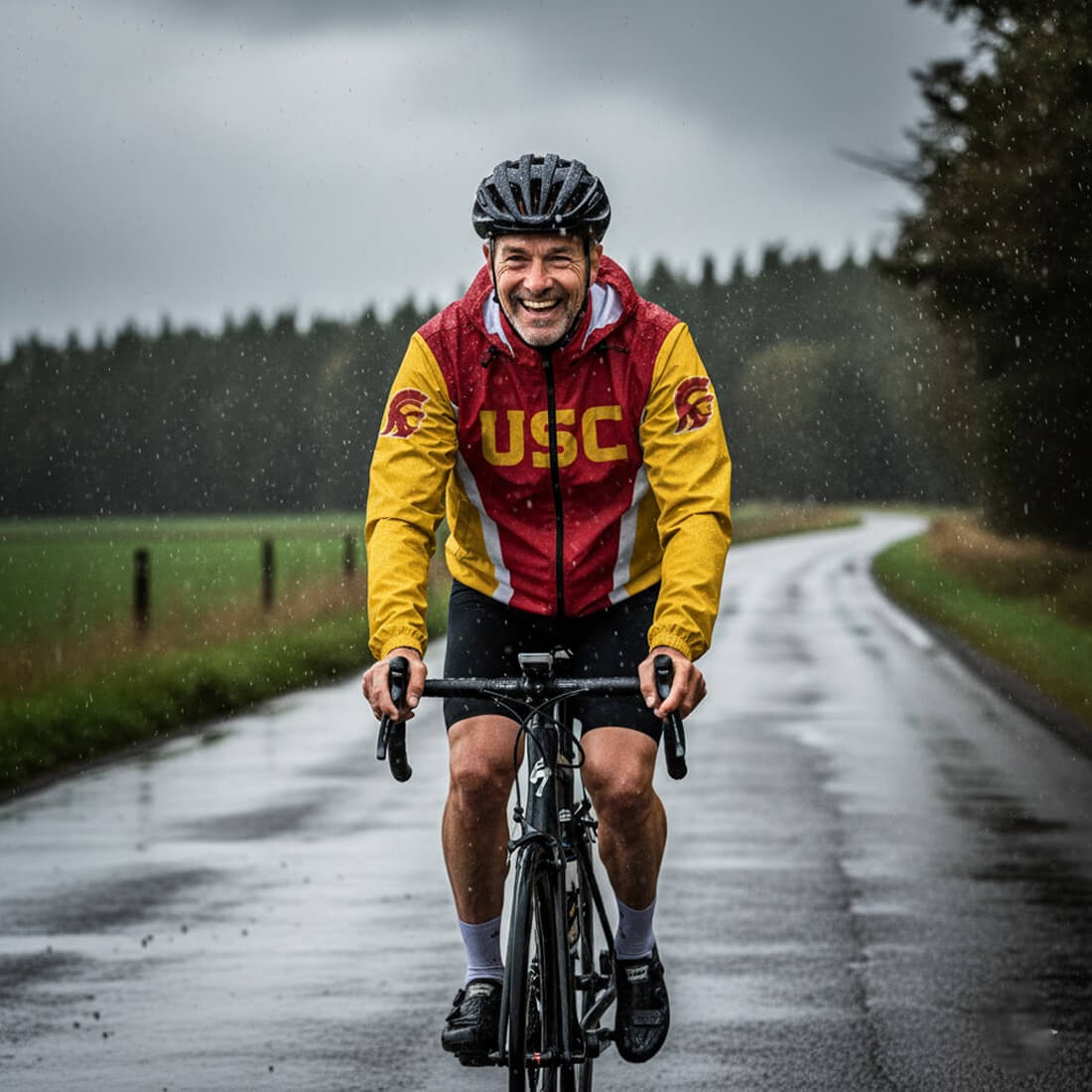 University of Southern California Cycling Windbreaker Jacket