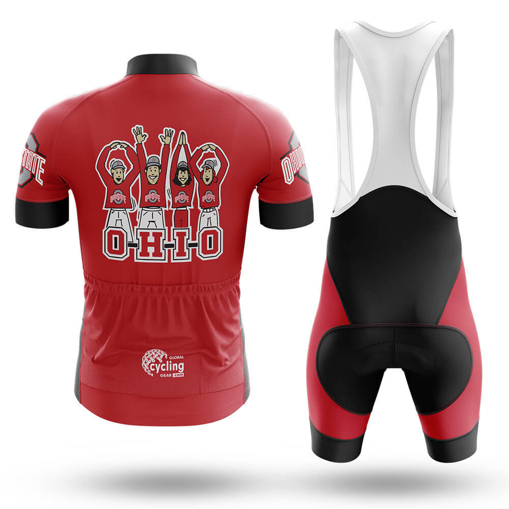 OSU Buckeyes Cheer - Men's Cycling Kit - Global Cycling Gear