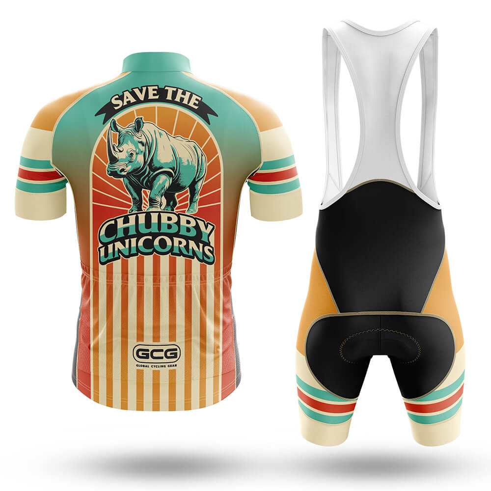 Retro Chubby Unicorn - Men's Cycling Kit - Global Cycling Gear