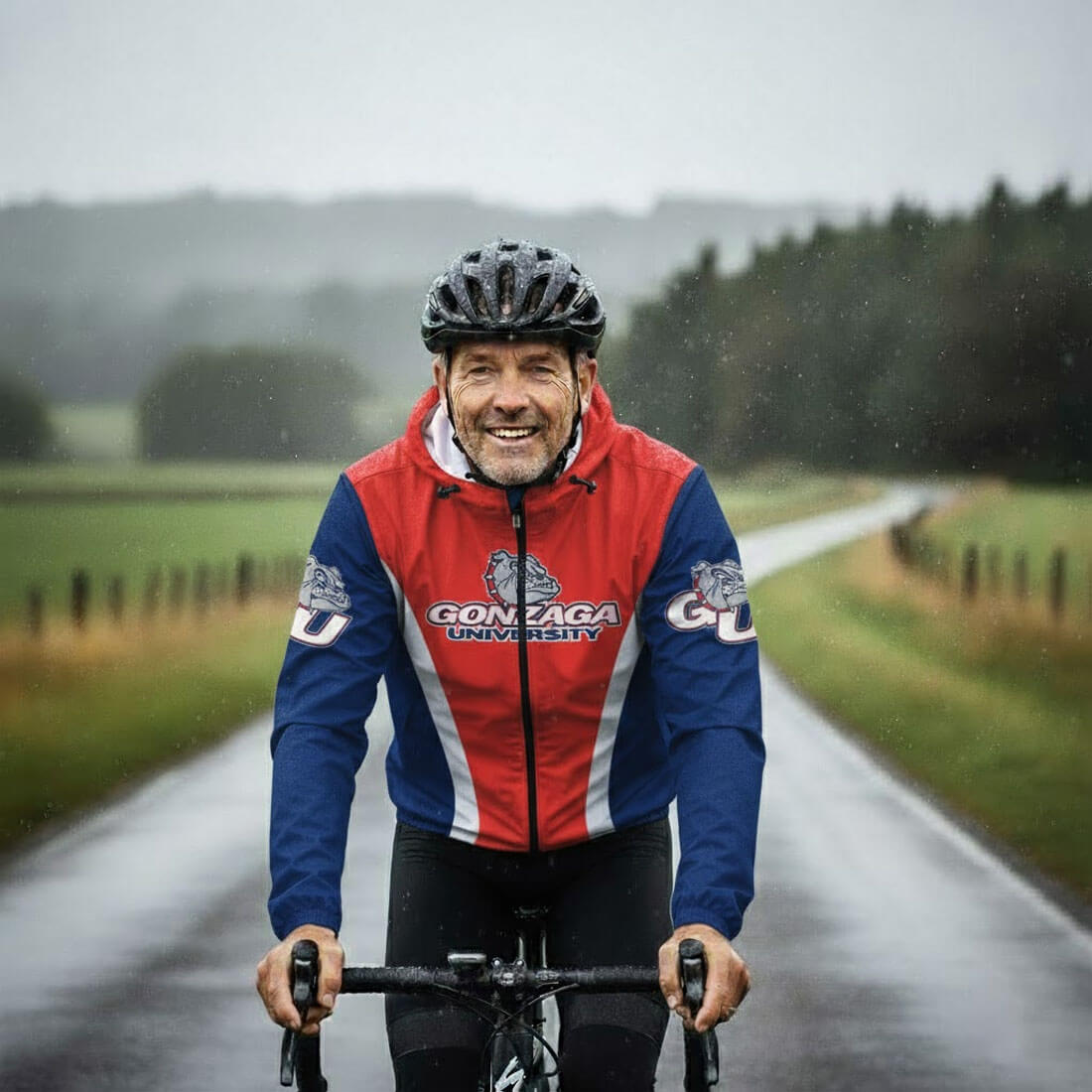 Gonzaga University Cycling Windbreaker Jacket