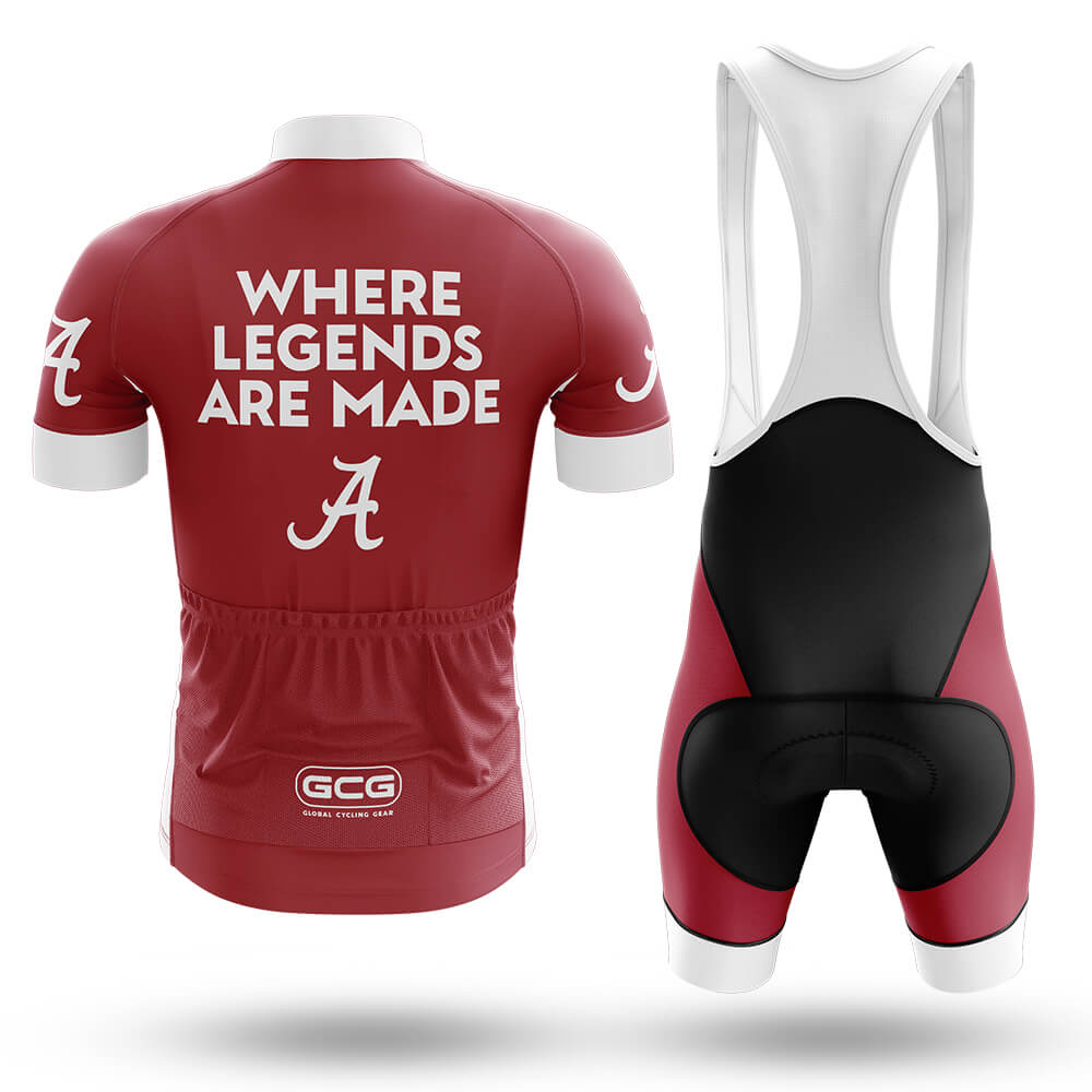 Alabama Where Legends are Made - Men's Cycling Kit - Global Cycling Gear
