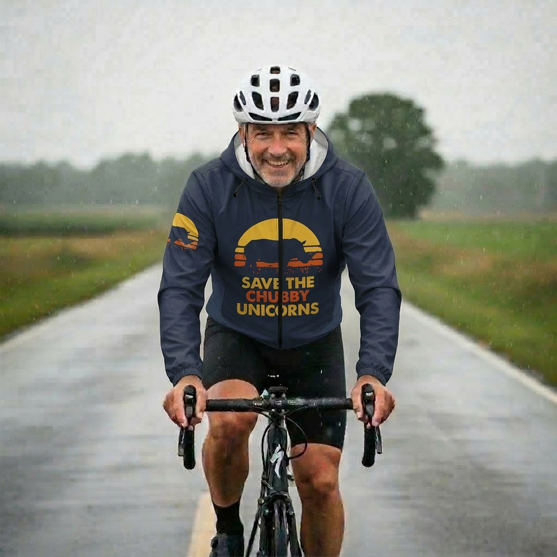 The Chubby Unicorns Cycling Windbreaker Jacket