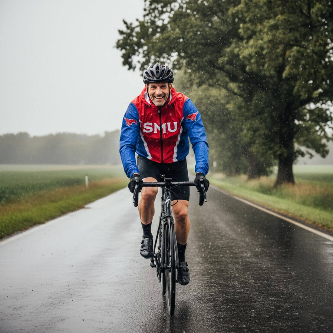 Southern Methodist University Cycling Windbreaker Jacket