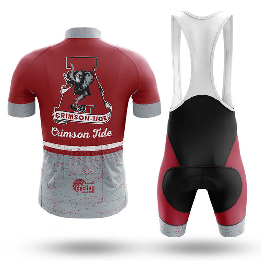 Alabama Crimson Retro - Men's Cycling Kit