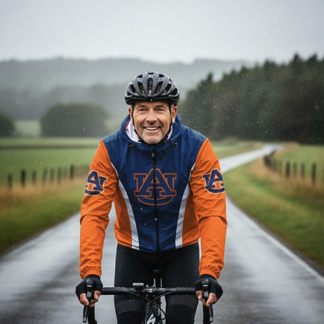 Auburn University Cycling Windbreaker Jacket