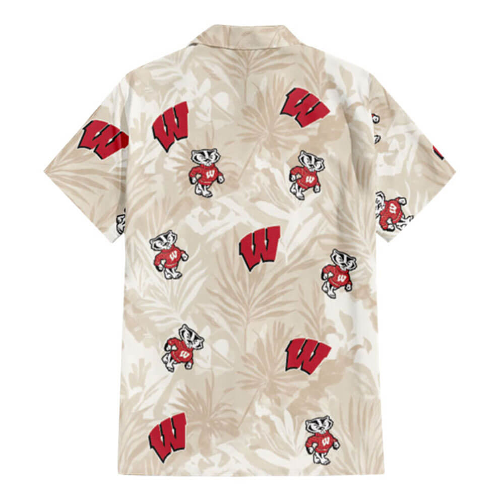 Wisconsin Badgers Hawaiian Shirt V2 - Hawaiian Shirt Global Cycling Gear 3