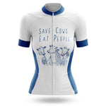 Save Cows Eat People - Women's Cycling Kit