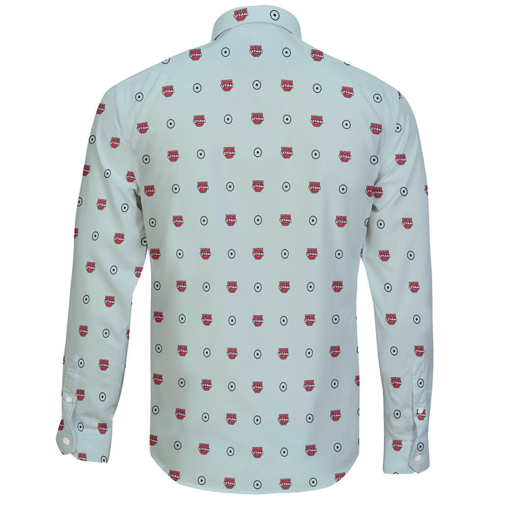 University of Utah Long Sleeve Button Shirt Global Cycling Gear