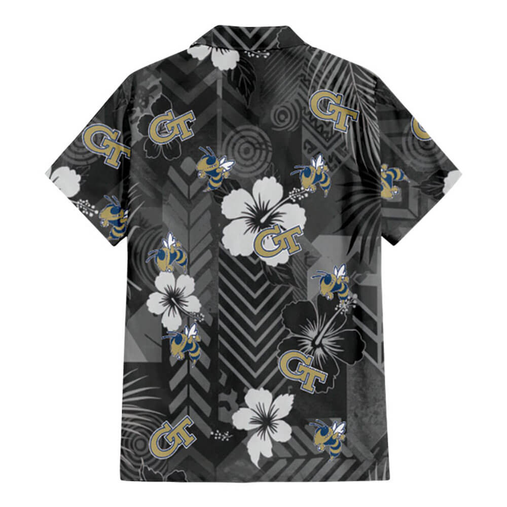 Georgia Tech Hawaiian Shirt V4 - Hawaiian Shirt - Global Cycling Gear