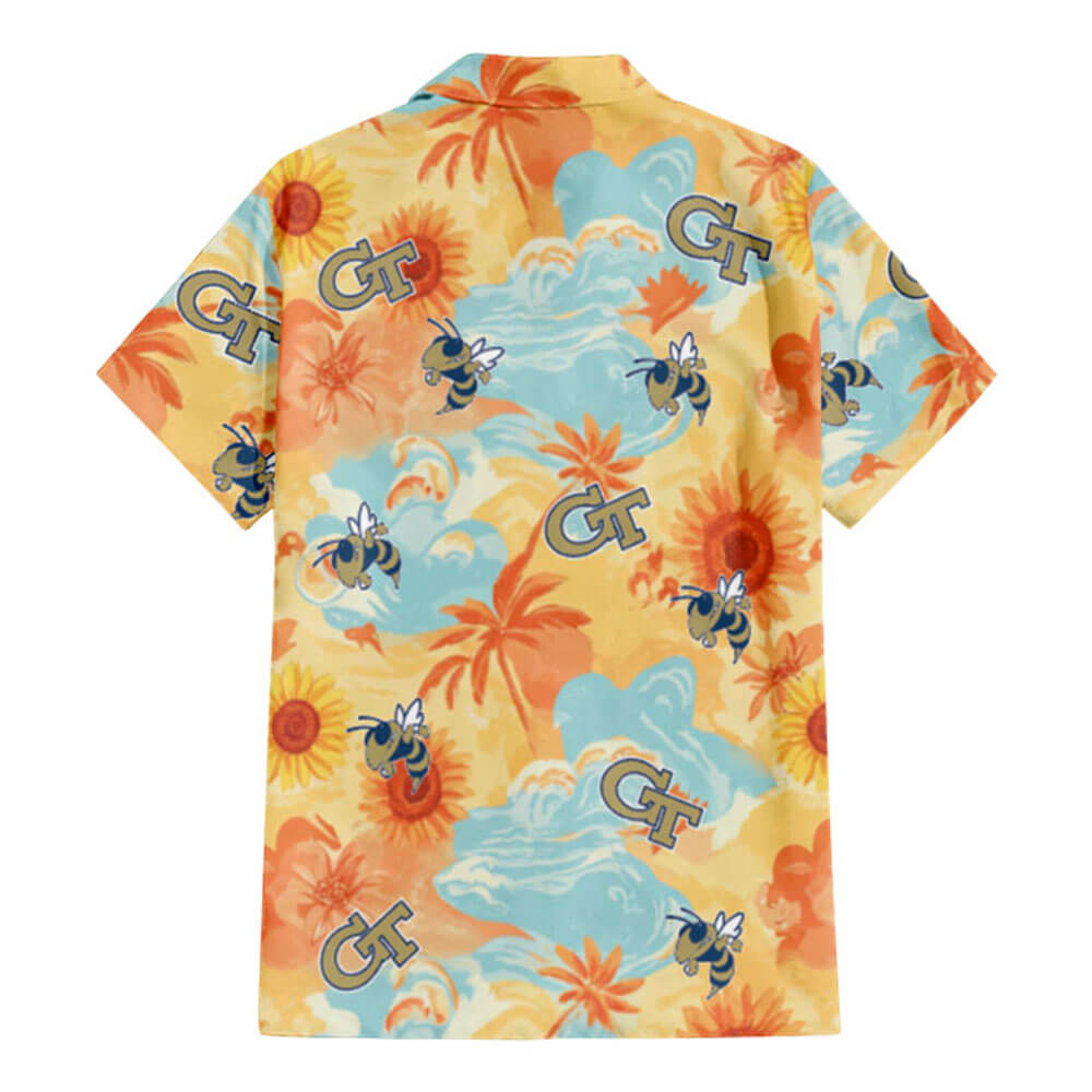 Georgia Tech Hawaiian Shirt - Hawaiian Shirt - Global Cycling Gear