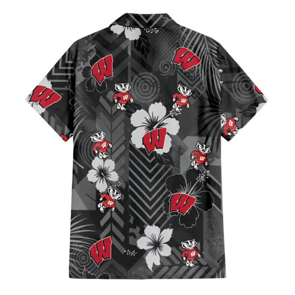 Wisconsin Badgers Hawaiian Shirt V4 - Hawaiian Shirt Global Cycling Gear 3