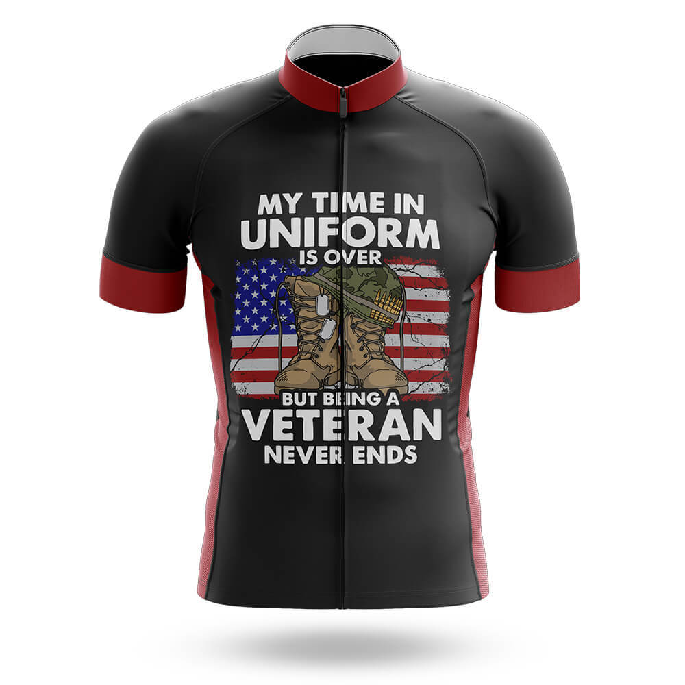 Being A Veteran Never Ends - Men's Cycling Kit