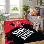 San Diego State University Rectangle Rug