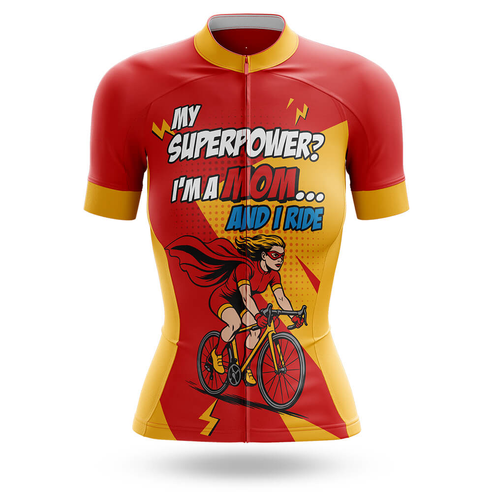 Super Mom on Wheels - Women's Cycling Kit Global Cycling Gear