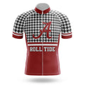 Crimson Tide Houndstooth Pattern - Men's Cycling Kit - Global Cycling Gear