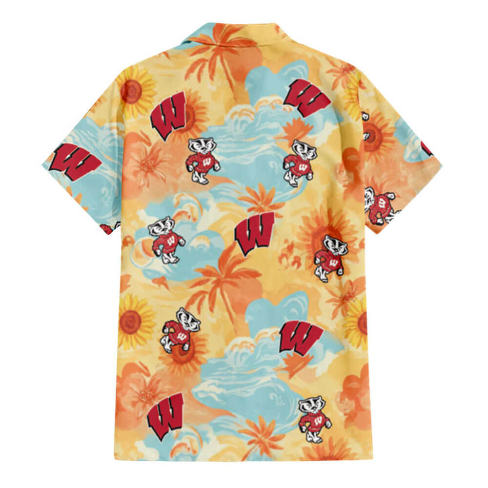 Wisconsin Badgers Hawaiian Shirt - Hawaiian Shirt Global Cycling Gear 3