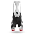 Crimson Tide Houndstooth Pattern - Men's Cycling Kit - Global Cycling Gear
