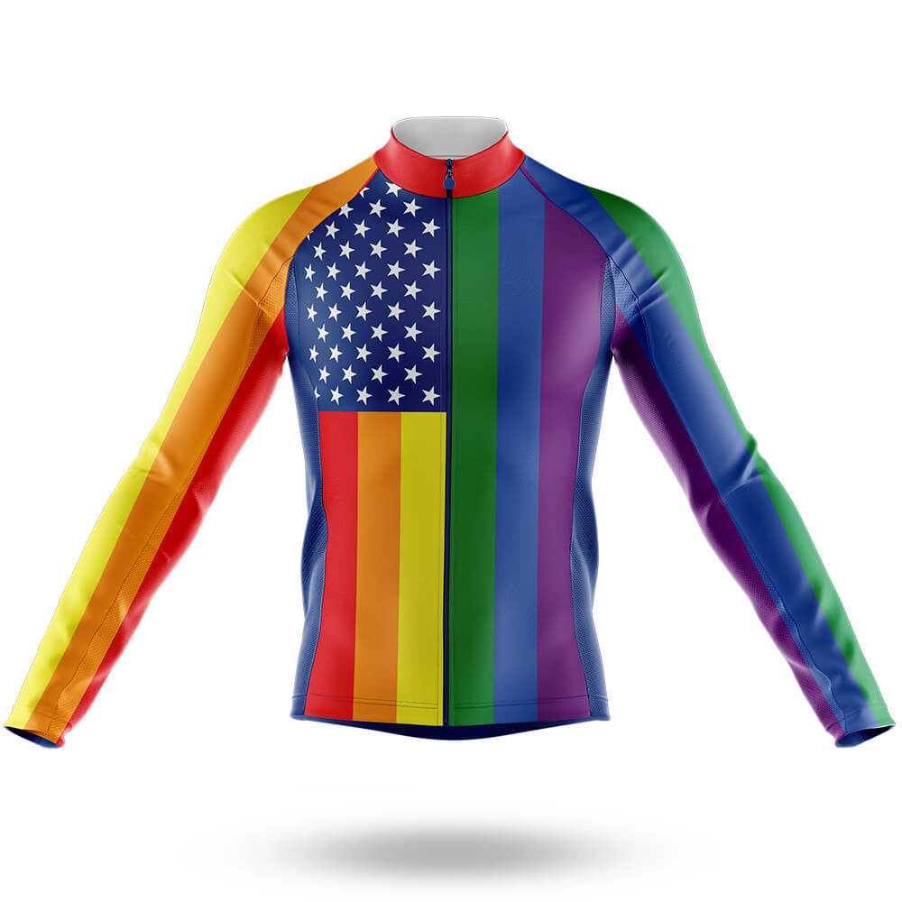 Rainbow Flag USA - Men's Cycling Kit