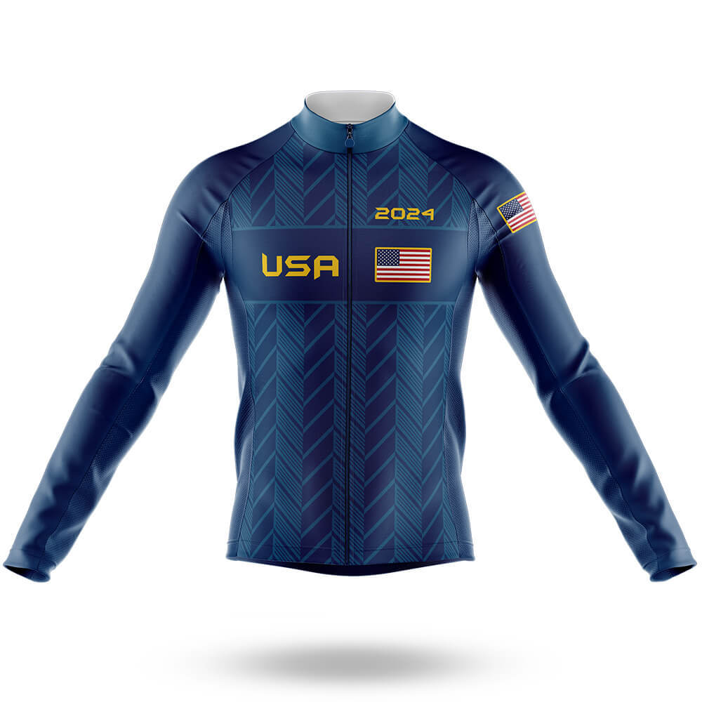 USA 2024 V3 - Men's Cycling Kit