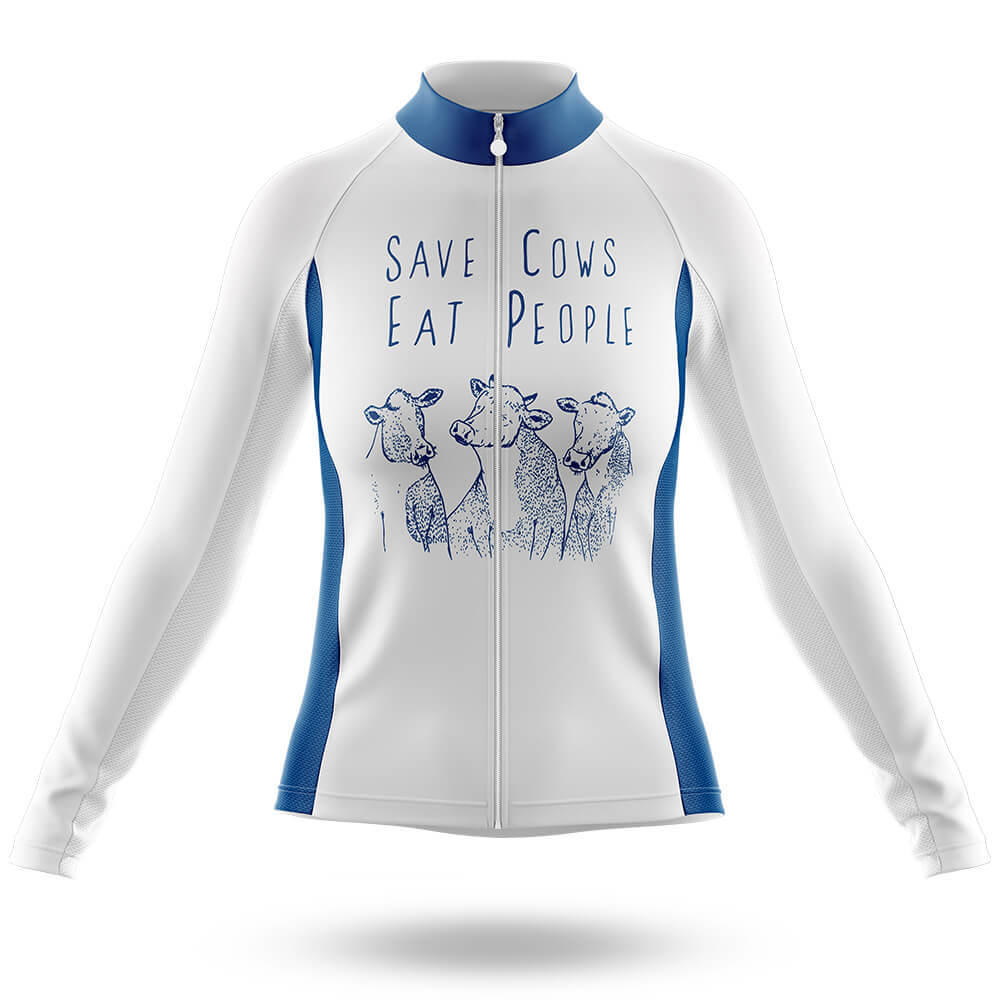Save Cows Eat People - Women's Cycling Kit - Global Cycling Gear