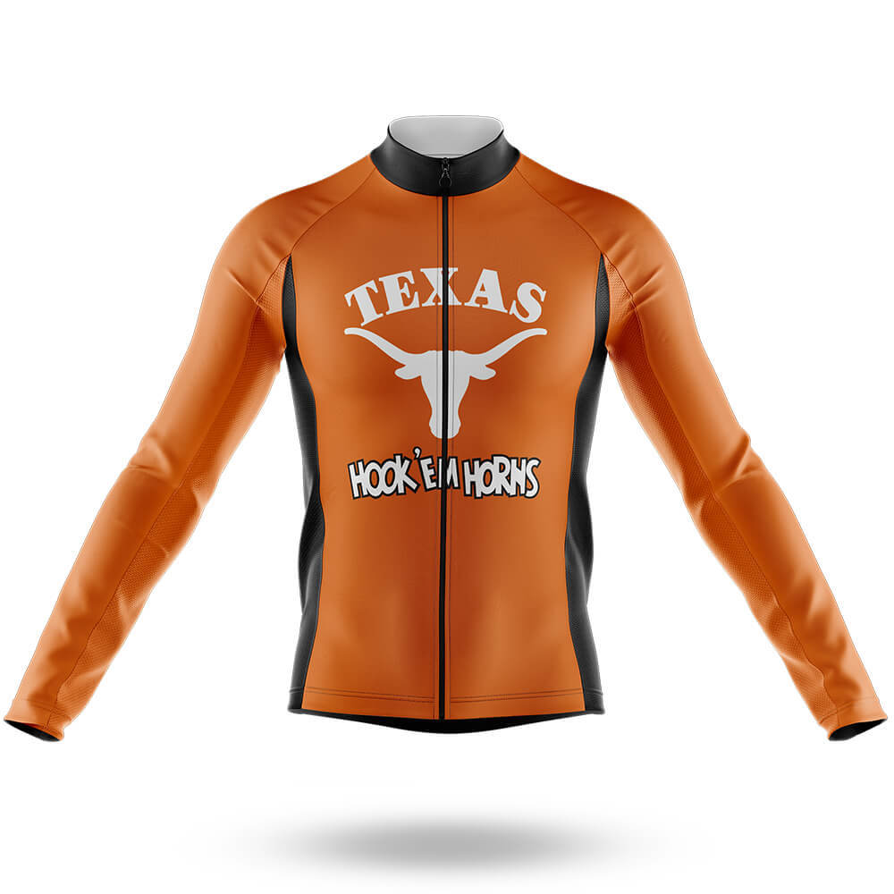 Texas Hook'em Horns - Men's Cycling Kit Global Cycling Gear