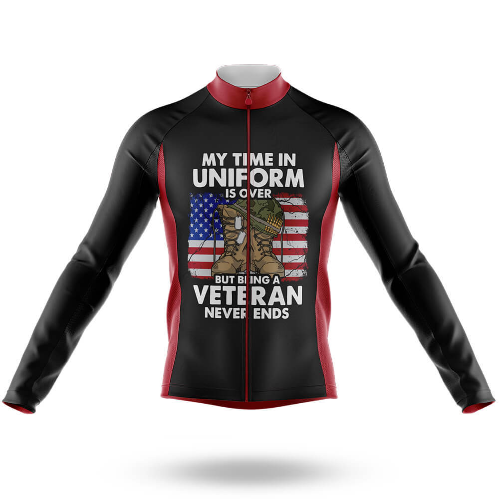 Being A Veteran Never Ends - Men's Cycling Kit