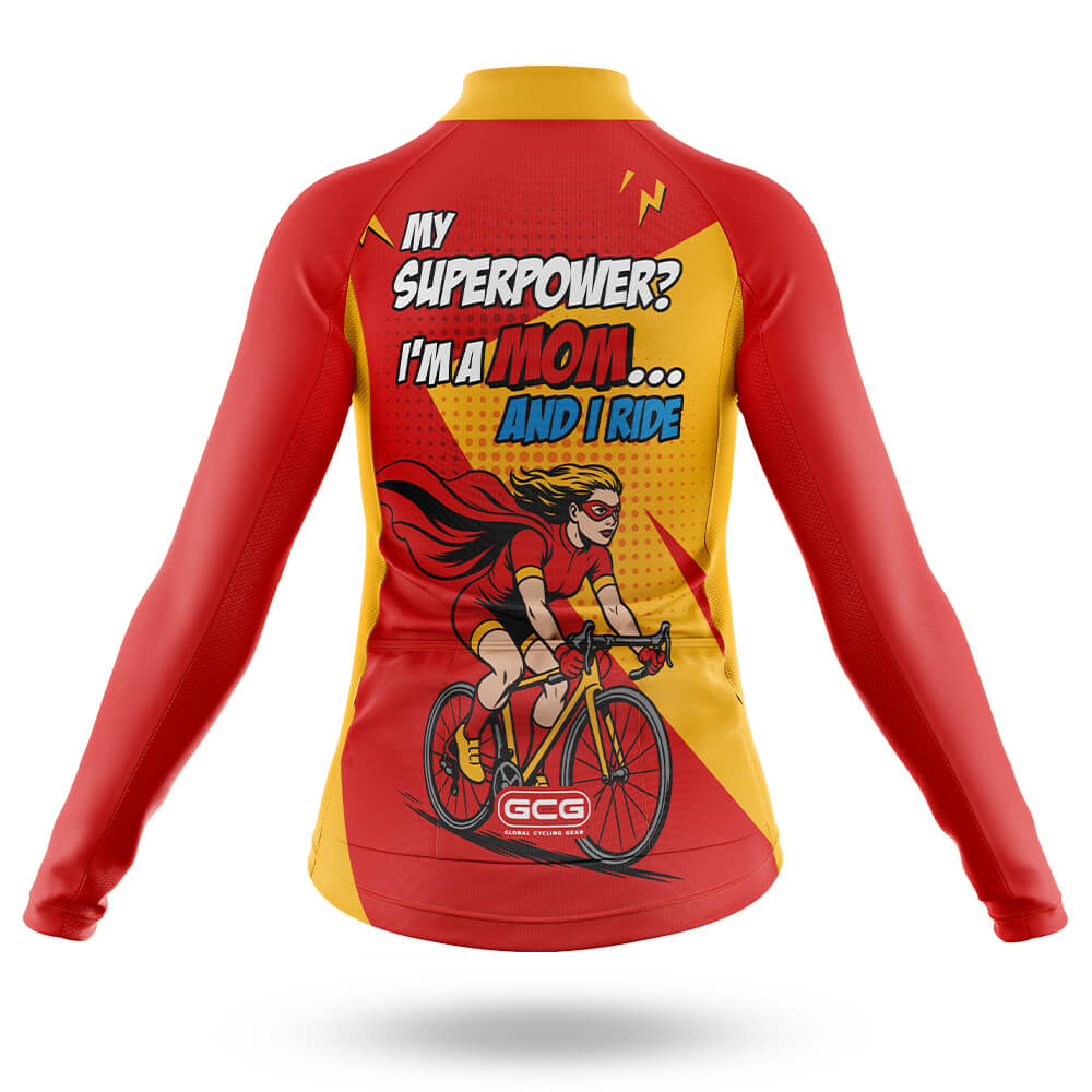 Super Mom on Wheels - Women's Cycling Kit Global Cycling Gear