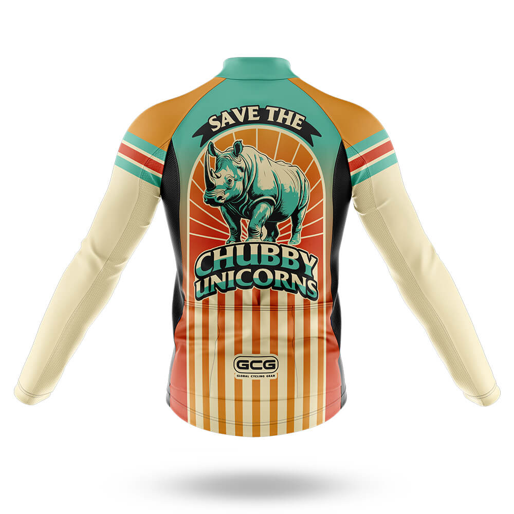 Retro Chubby Unicorn - Men's Cycling Kit - Global Cycling Gear