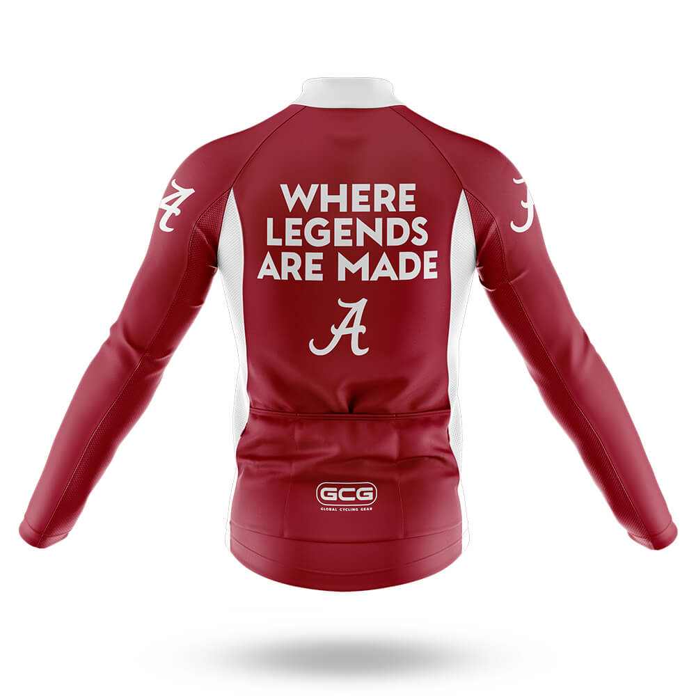Alabama Where Legends are Made - Men's Cycling Kit - Global Cycling Gear
