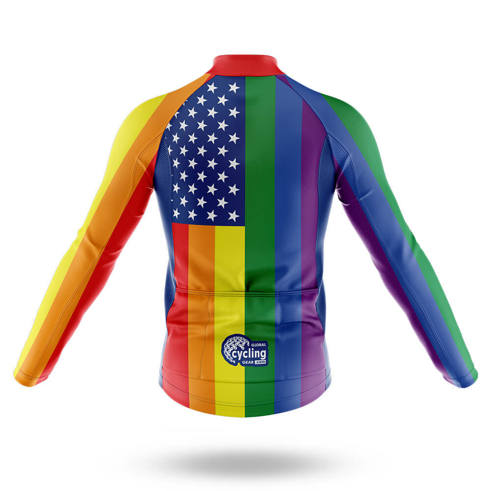 Rainbow Flag USA - Men's Cycling Kit