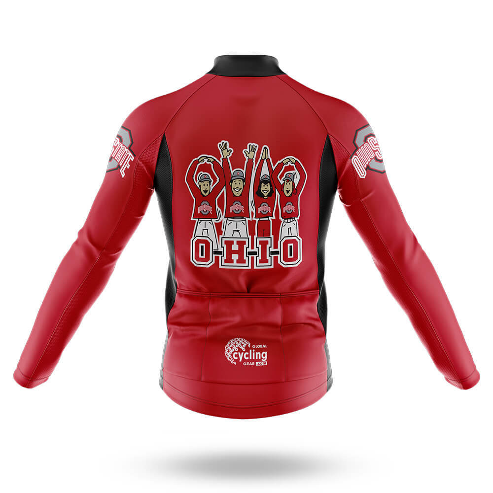 OSU Buckeyes Cheer - Men's Cycling Kit - Global Cycling Gear