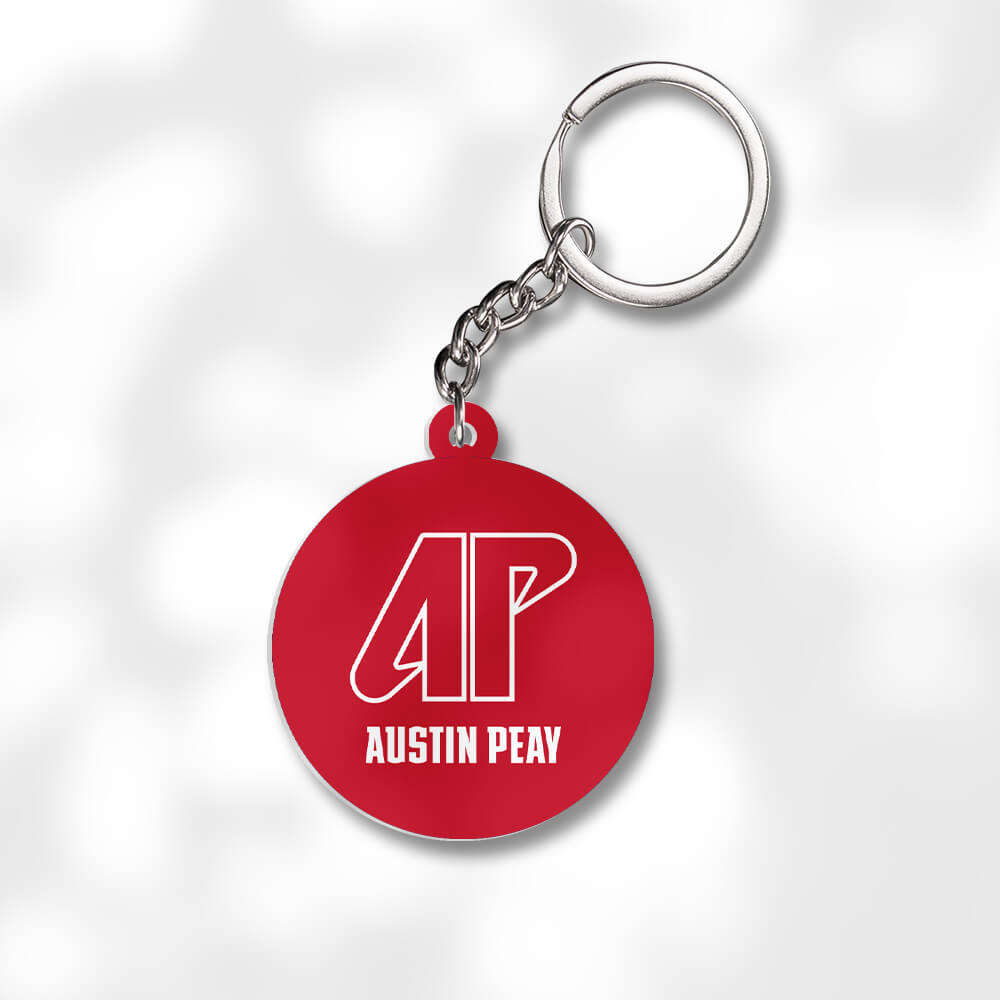 Pack 3 Austin Peay State University Keychains Global Cycling Gear