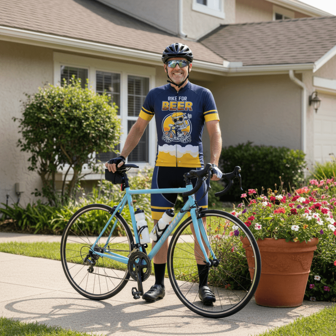Beer Cycling Jersey Bike For Beer Brewery Cycling Kit For Men