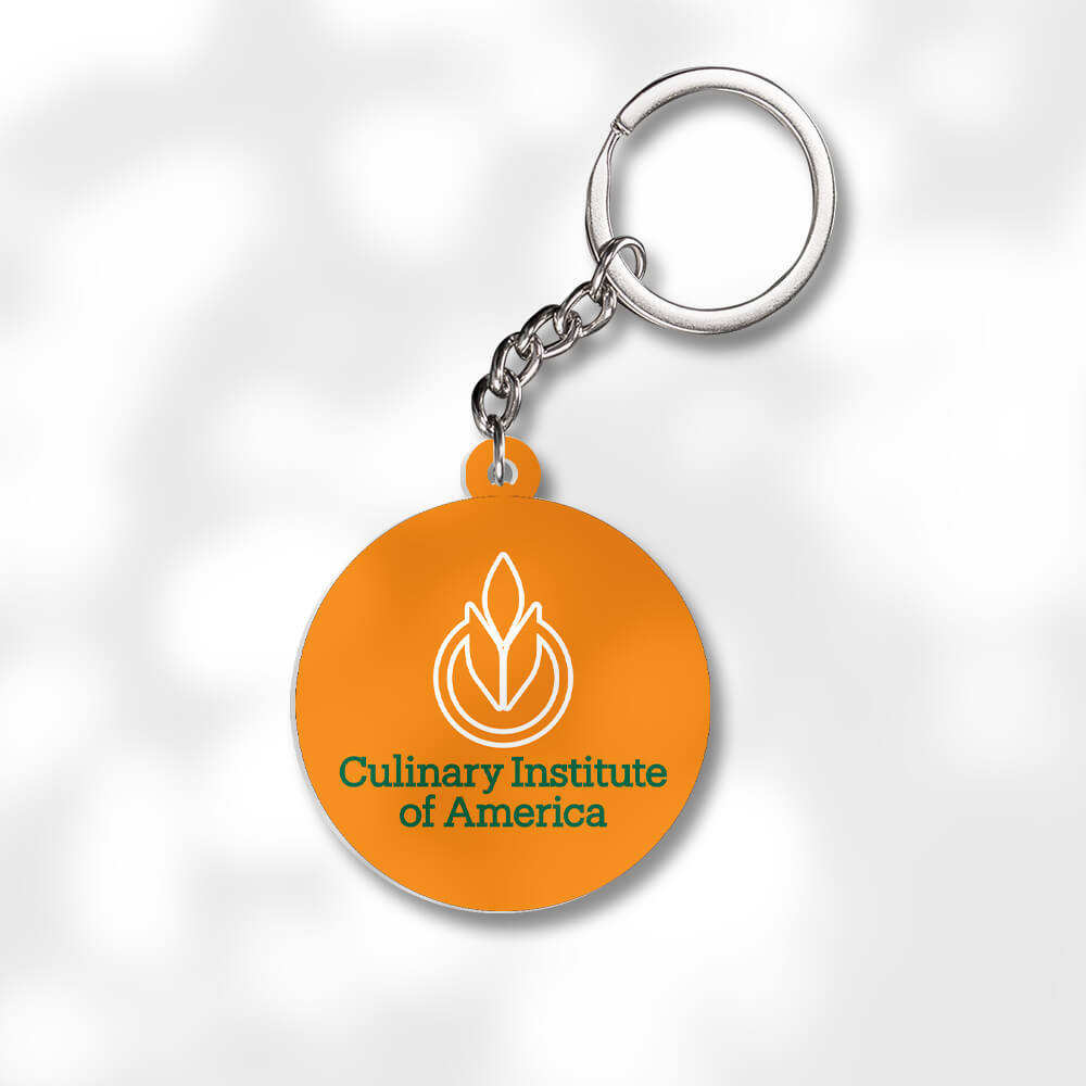 Pack 3 Culinary Institute of America Keychains Global Cycling Gear