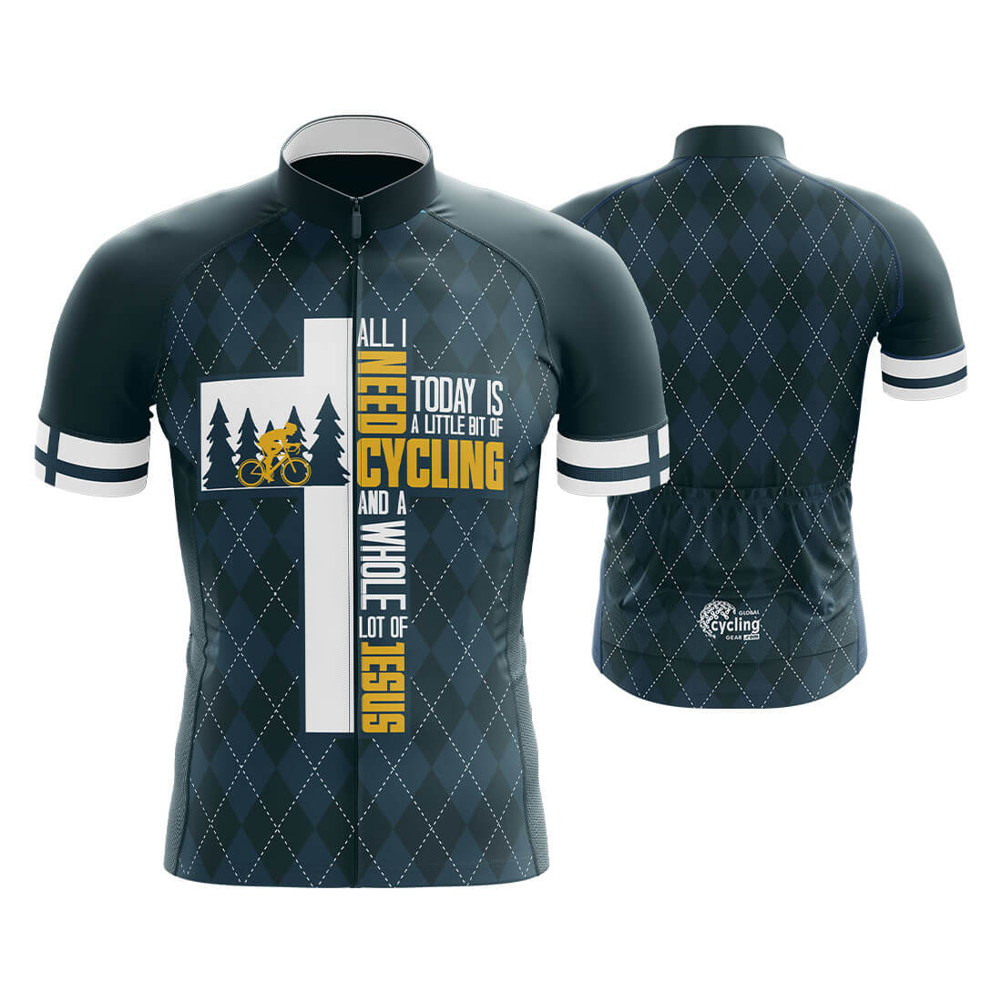 Christian Cycling Jersey for Men Global Cycling Gear 4