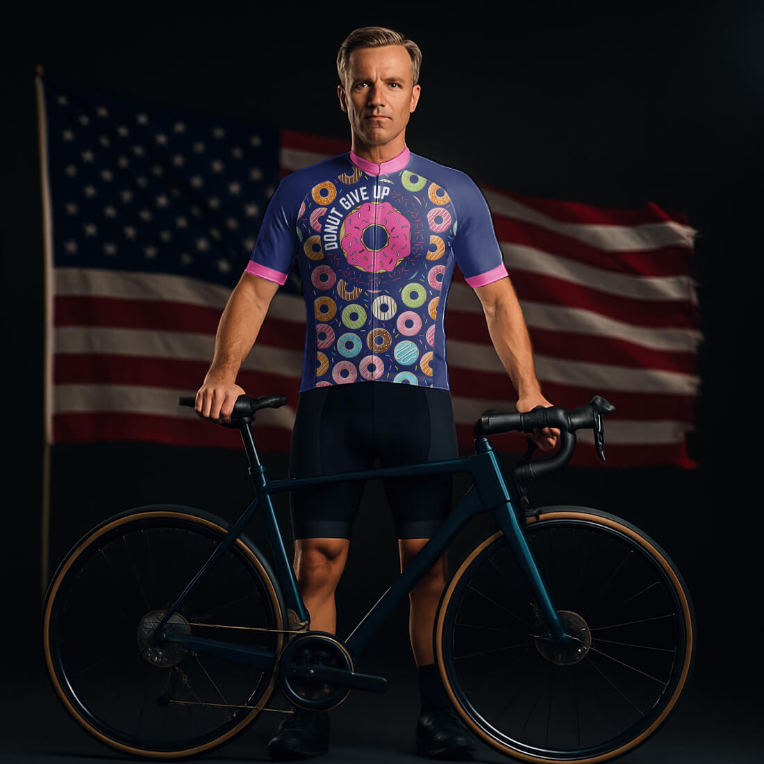 Donut Cycling Jersey for Men Global Cycling Gear 1