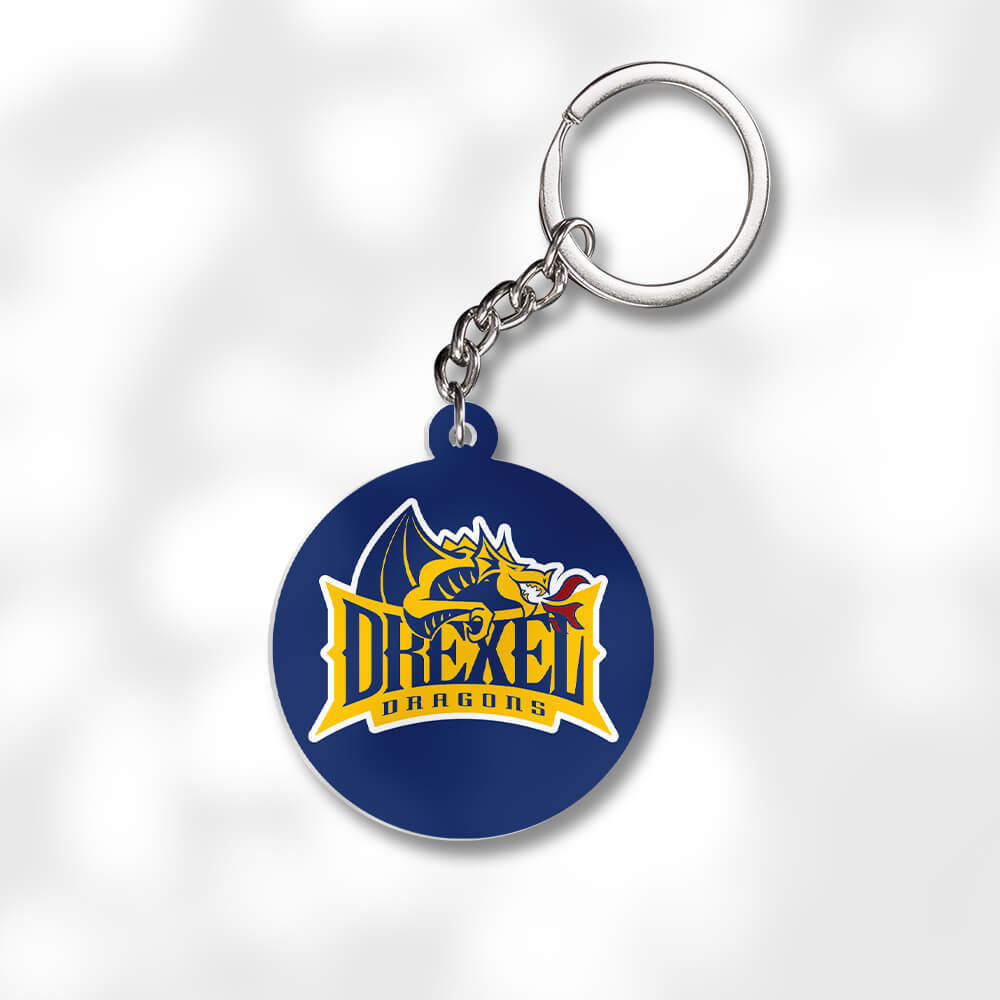 Pack 3 Drexel University Keychains - Global Cycling Gear