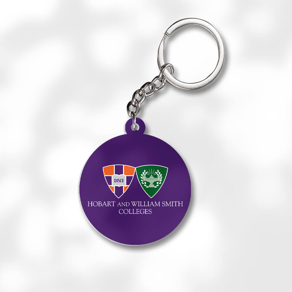 Pack 3 Hobart and William Smith Colleges Keychains - Global Cycling Gear
