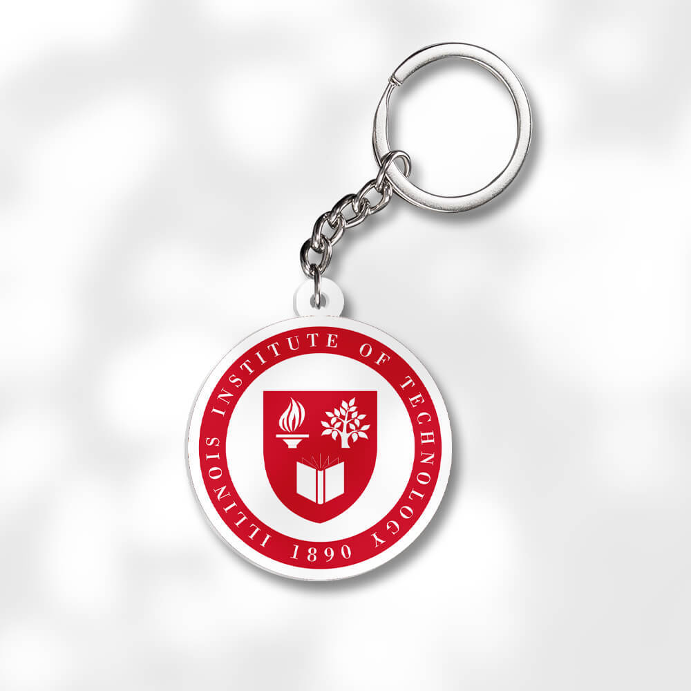 Pack 3 Illinois Institute of Technology Keychains - Global Cycling Gear